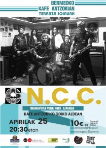 [:eu]N.C.C kontzertua[:es]N.C.C. concierto[:] @ Bermeoko Kafe Antzokia